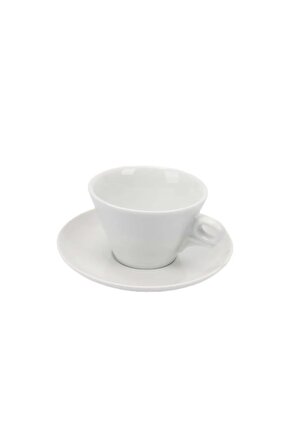 Giotto Porselen Latte Fincan Ve Tabak Takımı - 270 ml (9,50 OZ)