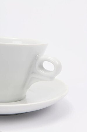 Giotto Porselen Latte Fincan Ve Tabak Takımı - 270 ml (9,50 OZ)