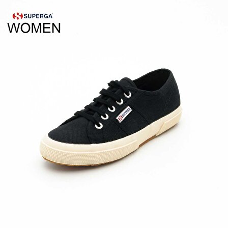 Superga SİYAH Kadın Keten Ayakkabı 2750-COTU CLASSIC  X01016  S000010  /  BLACK