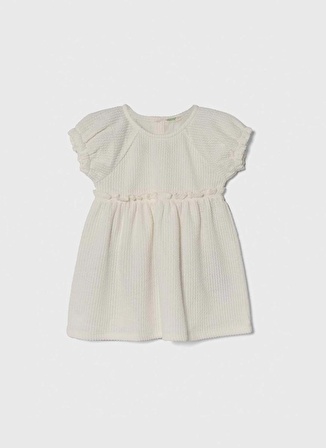 Benetton Bej Bebek Mini Elbise 3LC4AV00A