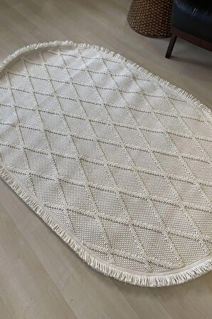 EKO HALI COZY CZU 04 CREAM OVAL HALI 120*180 CM