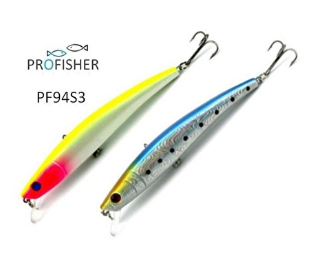 PROFISHER 2 Renk Set 2 Kanca Sahte Balık Yem 11 gr 11,5 cm S3