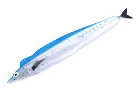 PROFISHER Tuna Avı Lacivert Silikon Sahte Balık Yem 32 cm 76 gr 