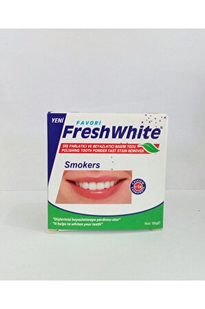Fresh White Diş Parlatıcı Ve Beyazlatıcı Bakım Tozu 50g