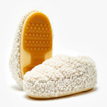 Kadın Terlik 14094600-002 Moon Boot Sandal Band Astrakan Cream