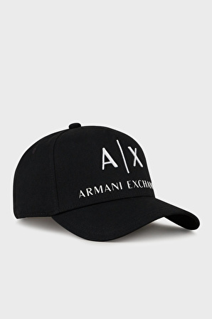 Armani Exchange Siyah - Beyaz Erkek Kasket 954039 00121-NERO/BIANCO