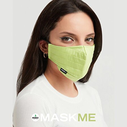 Mueslii MaskMe Yüz Maskesi - Açık Yeşil