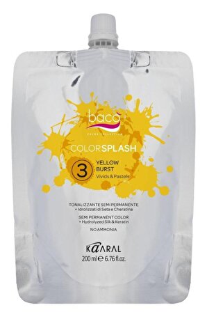  Kaaral  Baco Colorsplash - 3 Yellow Burst 200ml