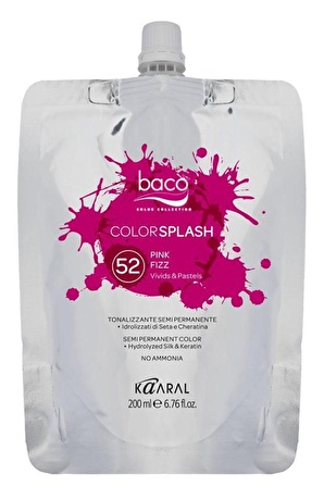 Kaaral Baco Colorsplash Pembe 52 Fizz 200ml.