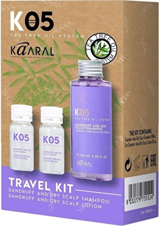 Kaaral Travel Kit Dandruff and Oily Scalp Kit