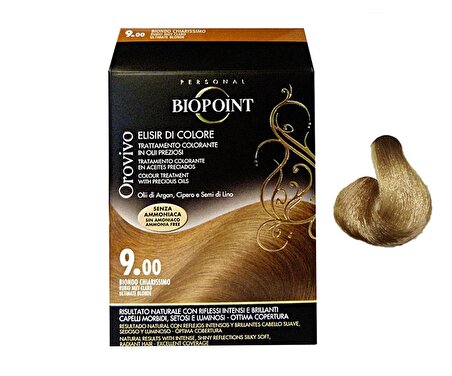 Biopoint Orovivo Elisir Colore Saç Boyası 9.00 Ultimate Blonde - Sarı