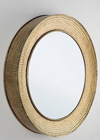 Adara Gold Çelik Duvar Aynası 80cm