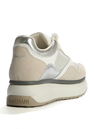 Alberto Guardiani Beyaz - Bej Kadın Sneaker G03G100021