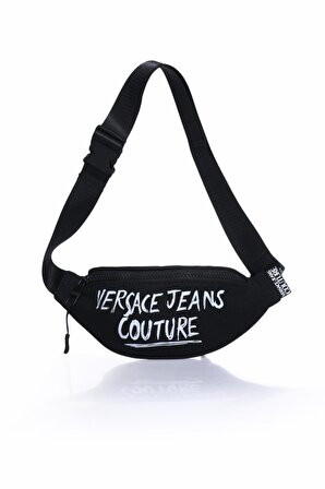 Versace Jeans Couture 74YA4B55-ZS577-899 Siyah Erkek  Bel Çantası
