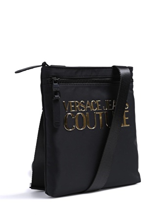 Versace Jeans Couture Siyah - Altın Erkek Postacı Çantası 74YA4B94ZS394G89