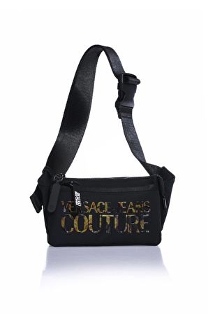 Versace Jeans Couture 74YA4B9B-ZS394-M09 Siyah Erkek Bel Çantası