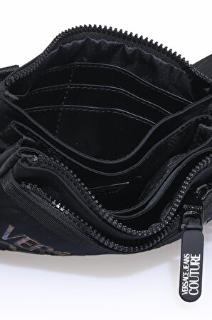 Versace Jeans Couture 74YA4B9B-ZS394-M09 Siyah Erkek Bel Çantası