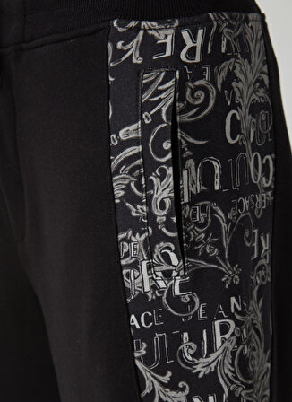 Versace Jeans Couture Siyah Erkek Sweat Şort 74GAD3C0FS063899