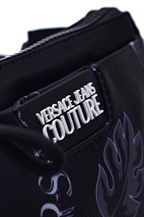 Versace Jeans Couture Ön Baskılı Erkek Bel Çantası