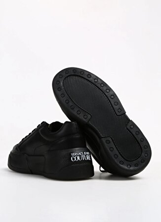 Versace Jeans Couture Sarı - Siyah Kadın Deri Sneaker 75VA3ST2ZP305G89