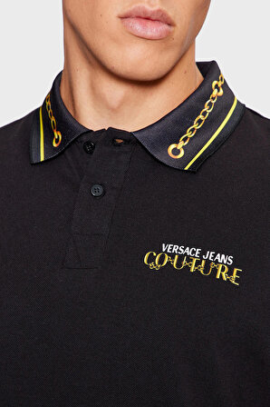 Versace Jeans Couture Erkek Polo Yaka T Shirt 75GAGT01 CJ01T G89