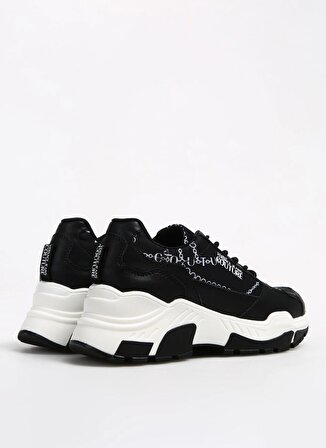 Versace Jeans Couture Siyah Kadın Deri Sneaker 75VA3SP3ZP310L01