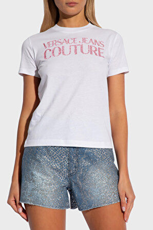 Versace Jeans Couture Bayan T Shirt 76HAHG03 CJ00G 003
