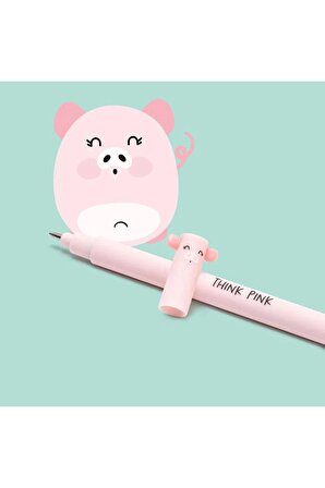 Silinebilir Jel Kalem Piggy Pembe