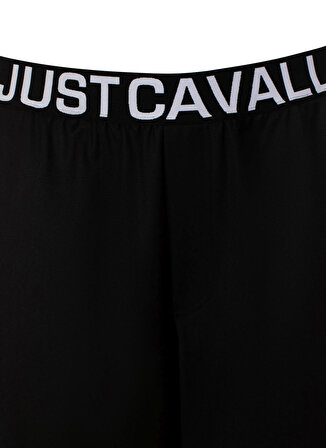 Just Cavalli Lastikli Bel Normal Paça Slim Fit Siyah Erkek Pantolon 74OBA105N0203899