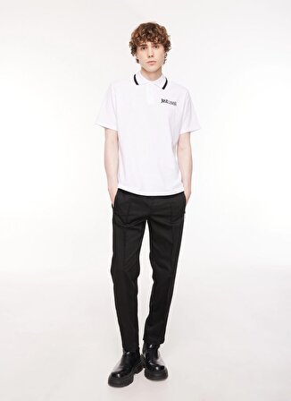 Just Cavalli Beyaz Erkek Polo T-Shirt 75OAGT05