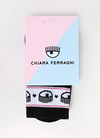 Chiara Ferragni Siyah Kadın Çorap 75SB0J02