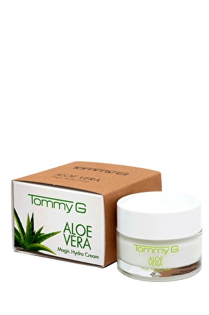 Tommy G Aloe Vera Tüm Cilt Tipleri İçin Su Bazlı Yağsız Nemlendirici Yüz Bakım Kremi 50 ml