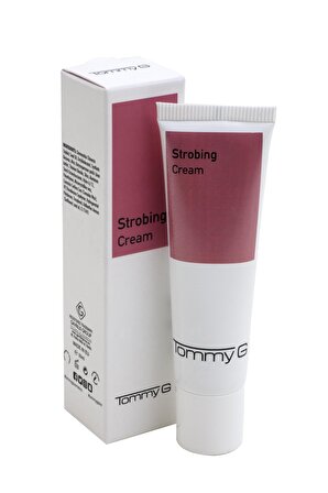 Tommy G Strobing Cream Tüm Cilt Tipleri İçin Su Bazlı Yağsız Nemlendirici Yüz Bakım Kremi 30 ml