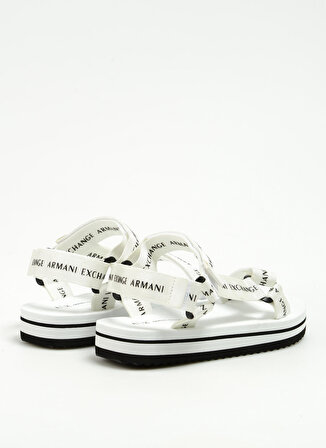 Armani Exchange Beyaz Kadın Sandalet