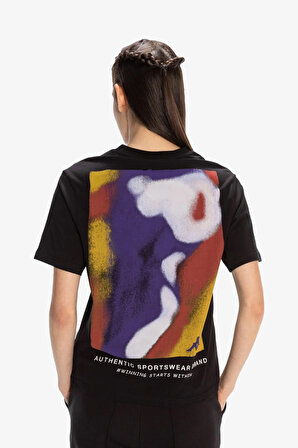 Kappa Kappa Authentic Shoshanna Kadın Siyah T-Shirt 341W3GW-005