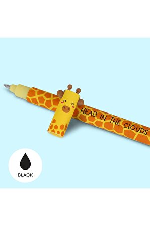 Silinebilir  Siyah Jel Kalem Zürafa