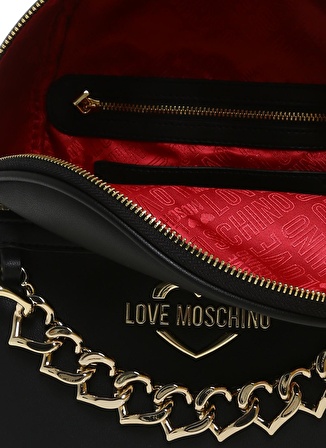 Love Moschino Suni Deri Siyah Kadın Sırt Çantası JC4194PP1E