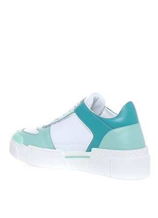 Love Moschino Beyaz - Yeşil Kadın Sneaker JA15655G0E