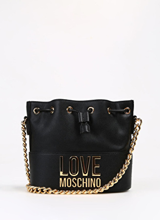 Love Moschino Siyah Kadın 21,5x20x10 cm Çapraz Çanta JC4101PP1HLI0000