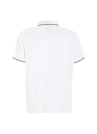 Slam Beyaz Erkek Polo Yaka Regular Fit T-Shirt A108001S00_DECK LGT PIQUE