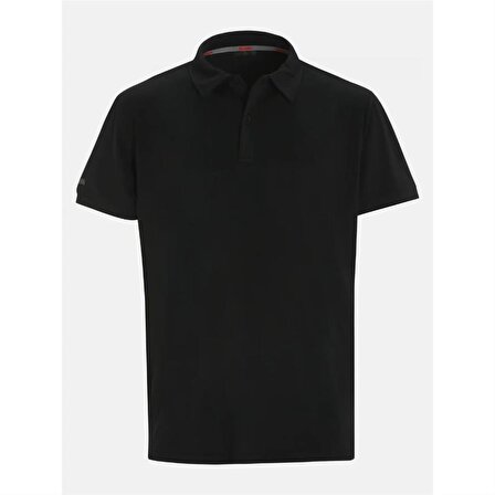 Slam Tech Pıque Polo Ss Siyah Erkek T-Shirt