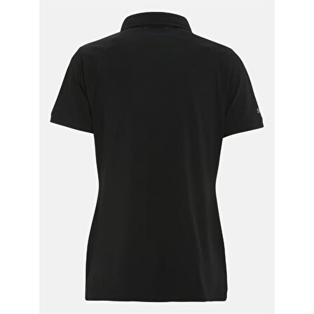 Slam Ws Tech Pıque Polo Ss Siyah Kadın T-Shirt
