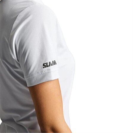 Slam Ws Tech Pique Polo Ss Kadın Beyaz T-Shirt