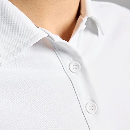 Slam Ws Tech Pique Polo Ss Kadın Beyaz T-Shirt