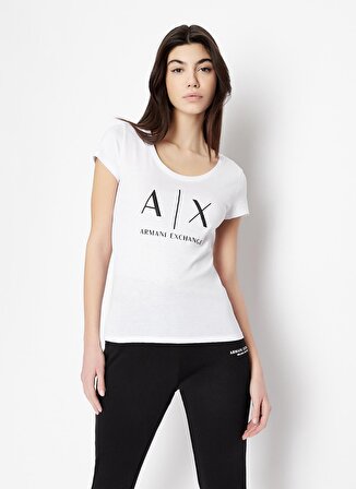 Armani Exchange T-Shirt, M, Beyaz