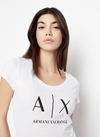 Armani Exchange T-Shirt, M, Beyaz