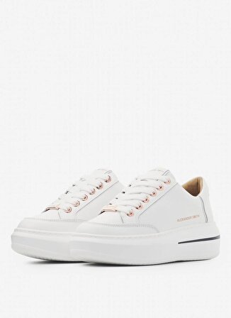 Alexander Smith Beyaz Kadın Deri Sneaker ASAZLSW1758TWT