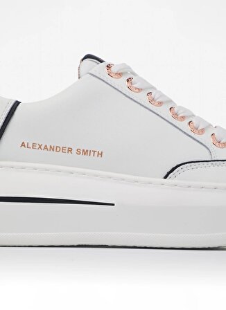 Alexander Smith Beyaz Kadın Deri Sneaker ASAZLSW1756WBK