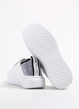 Alexander Smith Beyaz - Gümüş Kadın Deri Sneaker ASAZWYW0495WAV