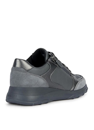 Geox Koyu Gri Kadın Deri Sneaker D36LPB05422C9002